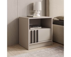Meubella - Nachtkastje Nauru - Beige