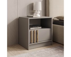 Meubella - Nachtkastje Nauru - Grijs