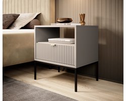 Meubella - Nachtkastje Navil - Beige