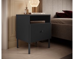 Meubella - Nachtkastje Vermont - Antraciet