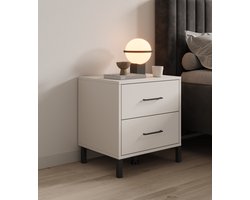 Meubella - Nachtkastje Vidor - Beige - 48 cm