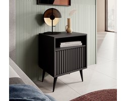 Meubella - Nachtkastje Winq - Antraciet