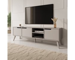 Meubella - Nido - TV-Meubel - Beige - 180x40x55 cm
