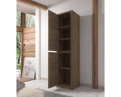 Meubella - Opbergkast Monaco - Eiken - 50 cm