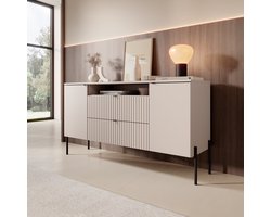 Meubella - Oriya - Dressoir - Beige - 140x40x75 cm