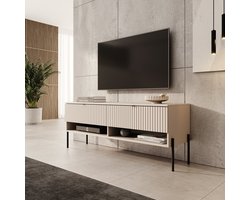 Meubella - Oriya - TV-Meubel - Beige - 140x40x55 cm