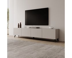 Meubella - Pulse - TV-Meubel - Beige - 190x33x40 cm