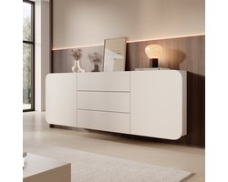 Meubella - Renalto - Dressoir - Beige - 180x36x70 cm