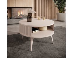 Meubella - Roslyn - Salontafel - Beige