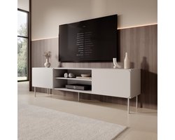 Meubella - Rovik - TV-Meubel - Beige - 200x40x58 cm
