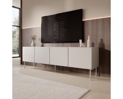Meubella - Rovik - TV-Meubel - Beige - 200x40x61 cm