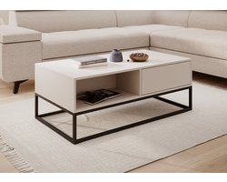 Meubella - Salontafel Delta - Beige - 120 cm