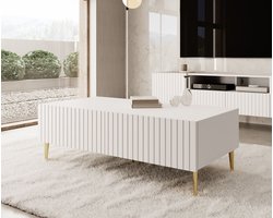 Meubella - Salontafel King - Wit - 120 cm