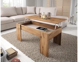Meubella - Salontafel Malia - Eiken 2 - 100 cm