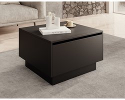 Meubella - Salontafel Micha - Zwart - 60 cm