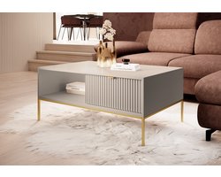 Meubella - Salontafel Navil 2 - Beige - 104 cm