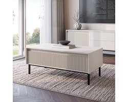 Meubella - Salontafel Orvana - Beige - 100 cm
