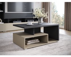 Meubella - Salontafel Sekai - Antraciet - 100 cm