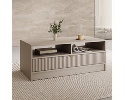 Meubella - Salontafel Tavares - Beige - 100 cm