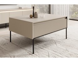 Meubella - Salontafel Timoteo - Beige - 100 cm