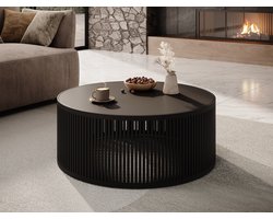 Meubella - Salontafel Vanya - Zwart - 75 cm