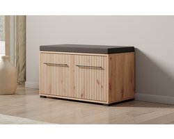 Meubella - Schoenenkast Lobos - Eiken - 80 cm