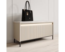 Meubella - Schoenenkast Timoteo - Beige - 101 cm