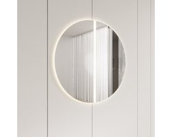 Meubella - Spiegel Timoteo - Beige - 2x 45 cm