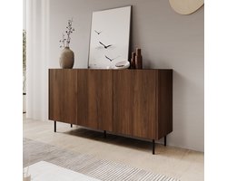 Meubella - Tahiti - Dressoir - Donker eiken - 144 cm