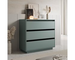 Meubella - Tivaro - Ladekast - Groen - 94x41x87 cm