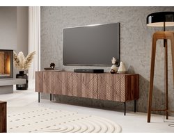 Meubella - TV-Meubel Adelaide - Eiken - 190 cm