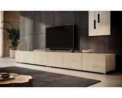 Meubella - TV-Meubel Calabas - Eiken - 300 cm