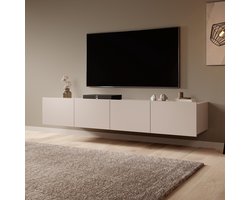 Meubella - TV-Meubel Calgary - Beige - 200 cm - Staand of Hangend