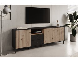 Meubella - TV-Meubel Charles - Eiken - 208 cm