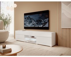 Meubella - TV-Meubel Cruise - Wit - 180 cm