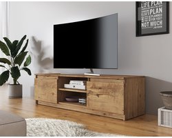 Meubella - TV-Meubel Diaz - Eiken - 120 cm