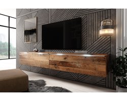 Meubella - TV-Meubel Dixon - Old wood - 180 cm