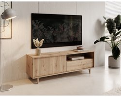 Meubella - TV-Meubel Fuzeta - Eiken - 152 cm