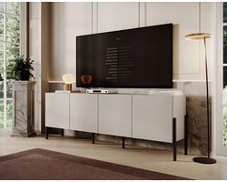 Meubella - TV-Meubel Jordy - Beige - 204 cm