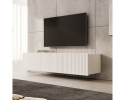 Meubella - TV-Meubel Kenderes - Wit - 150 cm