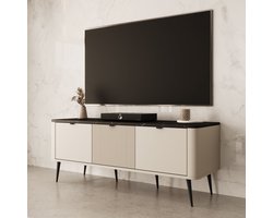 Meubella - TV-Meubel Mace - Beige - 130 cm