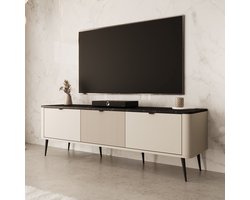 Meubella - TV-Meubel Mace - Beige - 160 cm