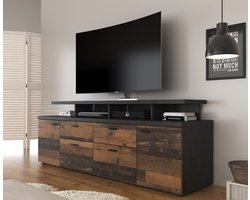 Meubella - TV-Meubel Molly - Old wood - 180 cm