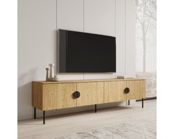 Meubella - TV-Meubel Monor - Eiken - 200 cm