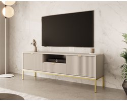 Meubella - TV-Meubel Navil 2 - Beige - 154 cm