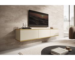 Meubella - TV-Meubel Orleans - Beige - 175 cm