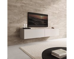 Meubella - TV-Meubel Palm - Beige - 160 cm