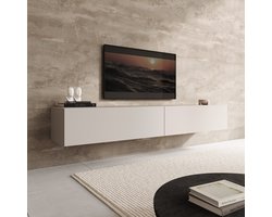 Meubella - TV-Meubel Palm - Beige - 200 cm