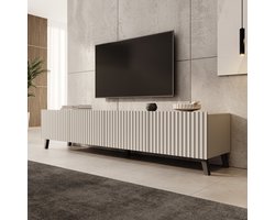 Meubella - TV-Meubel Pepinos 2 - Beige - 200 cm