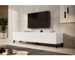 Meubella - TV-Meubel Pepinos 2 - Wit - 200 cm